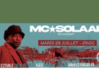 MC Solaar en concert sur la Scène Flottante d’Agde